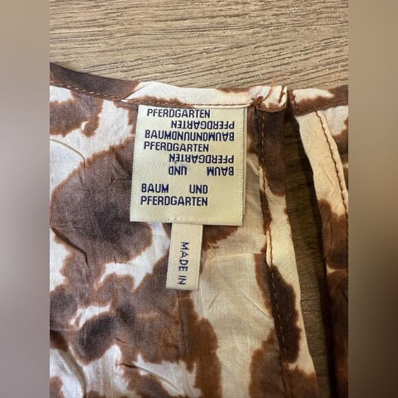 Baum und Pferdgarten Animal Print Arlette Fit-&-Flare Mini Dress Size EU 38 US 8 - Picture 9 of 14